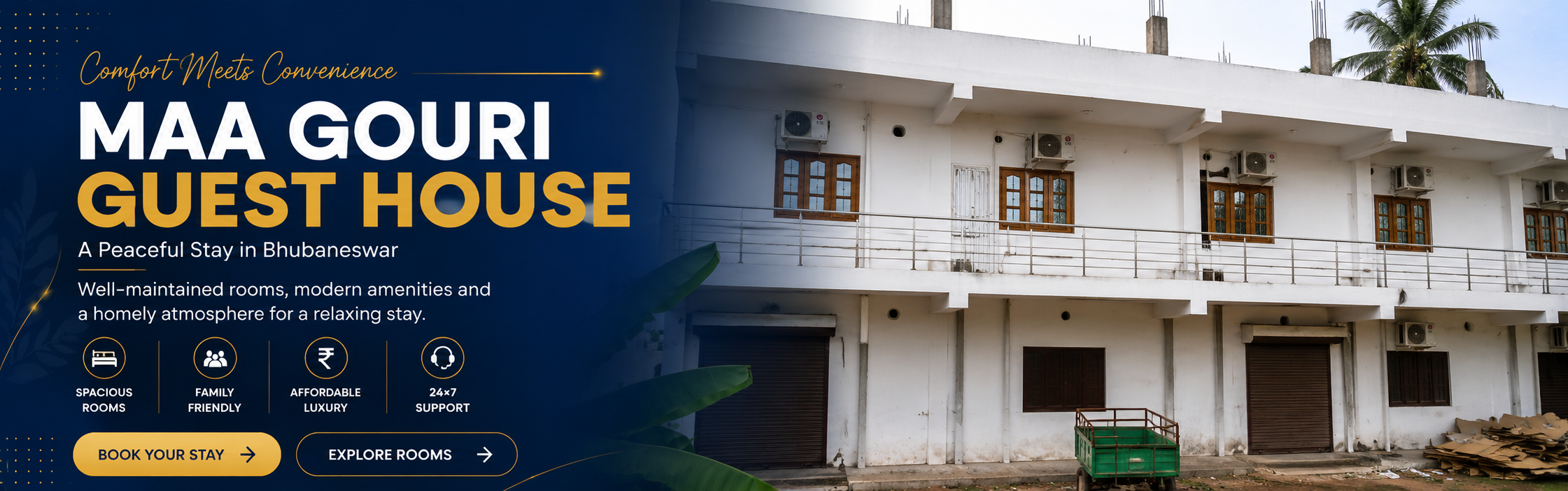 Maa Gouri Guest House — a peaceful stay in Bhubaneswar